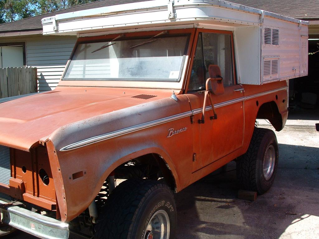 Jalopnik: At $11,000, Would You Flip Your Lid Over This 1989 Ford Bronco  Pop-Top Camper?