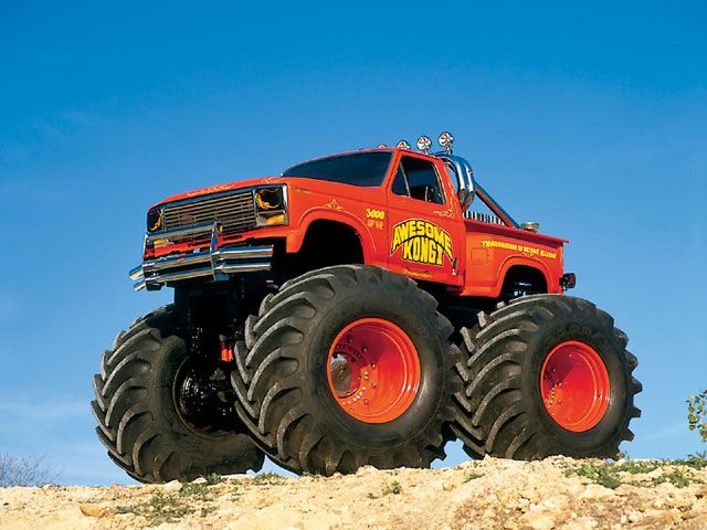 The Awesome Kong II monster truck was built by Jeff Dane of King Kong fame