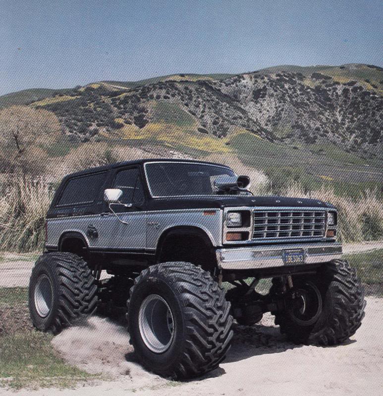 Ford bronco monster trucks
