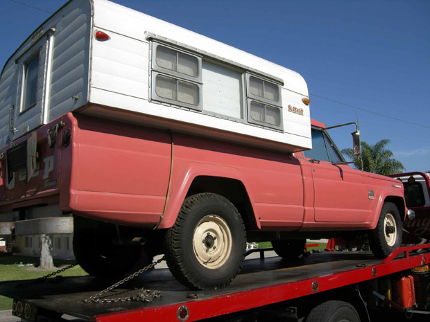 Vintage Barn Find 1966 Jeep J3000 Truck With Alaskan Camper