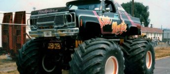 vintage monster truck, old school monster truck, monster truck