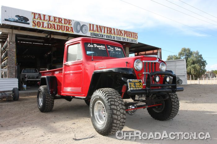 off road action 1952 willys truck