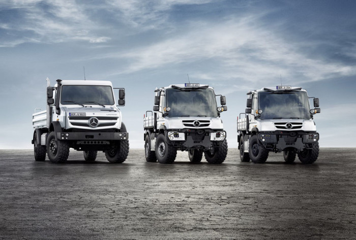 A lineup of new Unimog models for 2014
