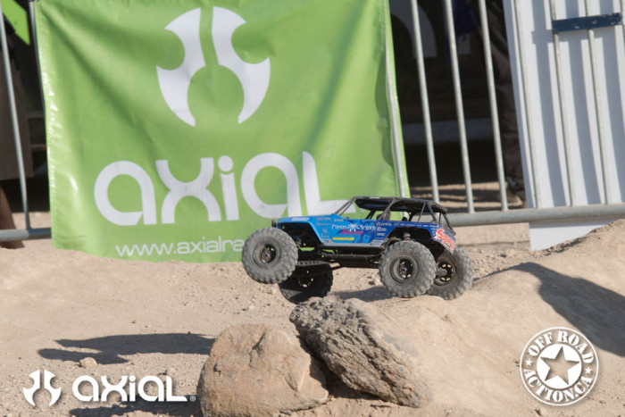 Axial Racing Wraith on the Axial track in Hammertown